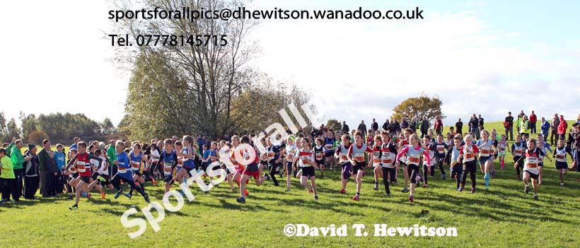 Start of the under-11s Sherman Cup, Temple Park, South Shields. Photo: David T. Hewitson/Sports for All Pics